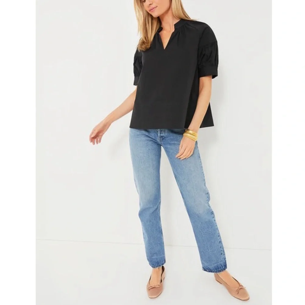 TUCKERNUCK Black Ruthie Blouse
